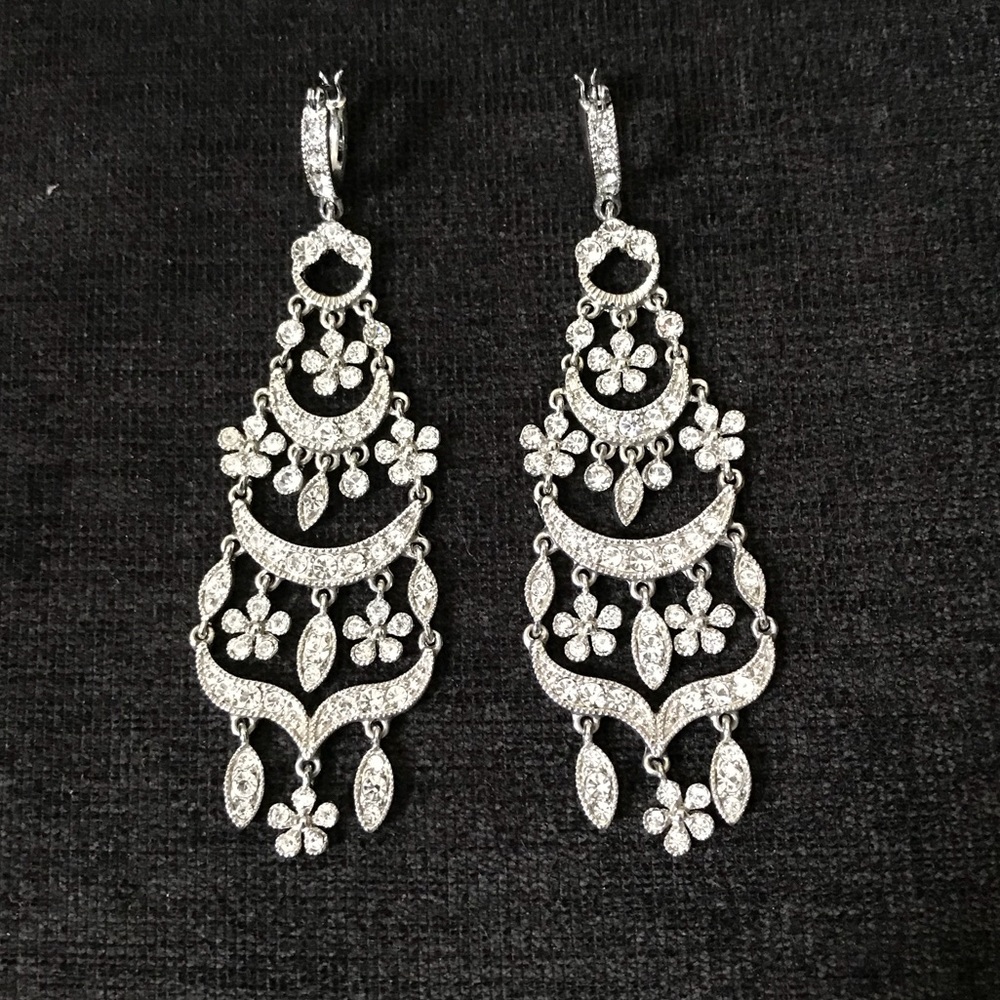 Rhinestone Chandelier Earrings